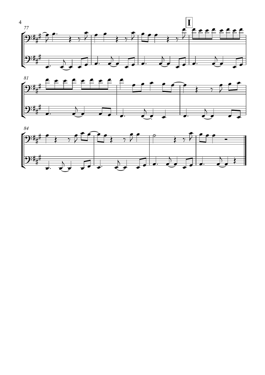 Stand By Me String Duet scores gallery preview page 4
