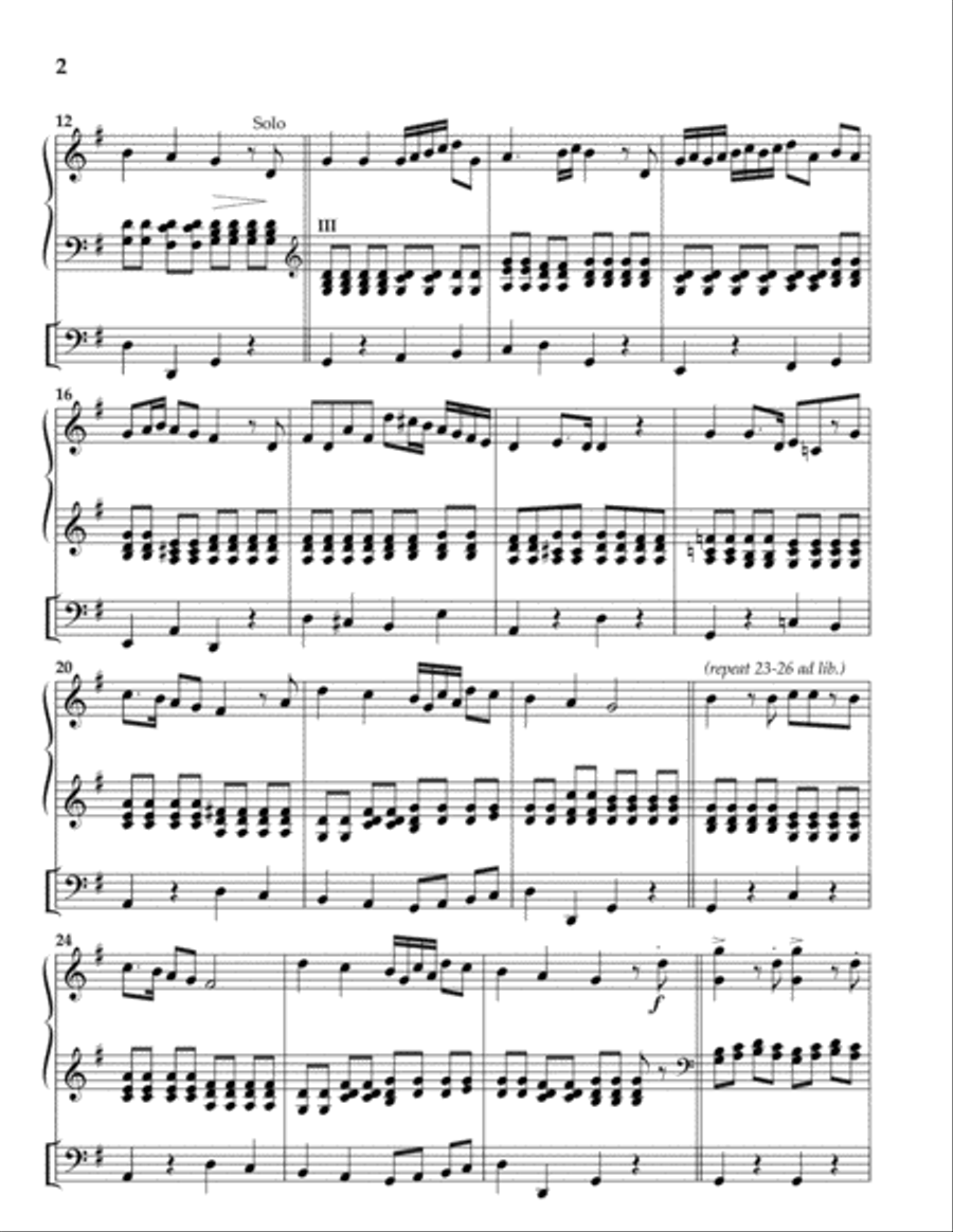 Rule Britannia Organ scores gallery preview page 2