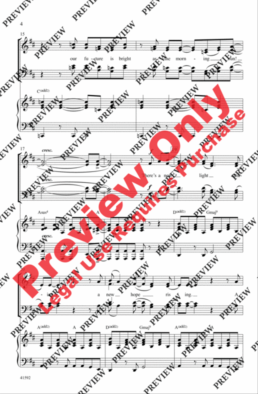 New Light Shining New Light Shining 4-Part scores gallery preview page 4