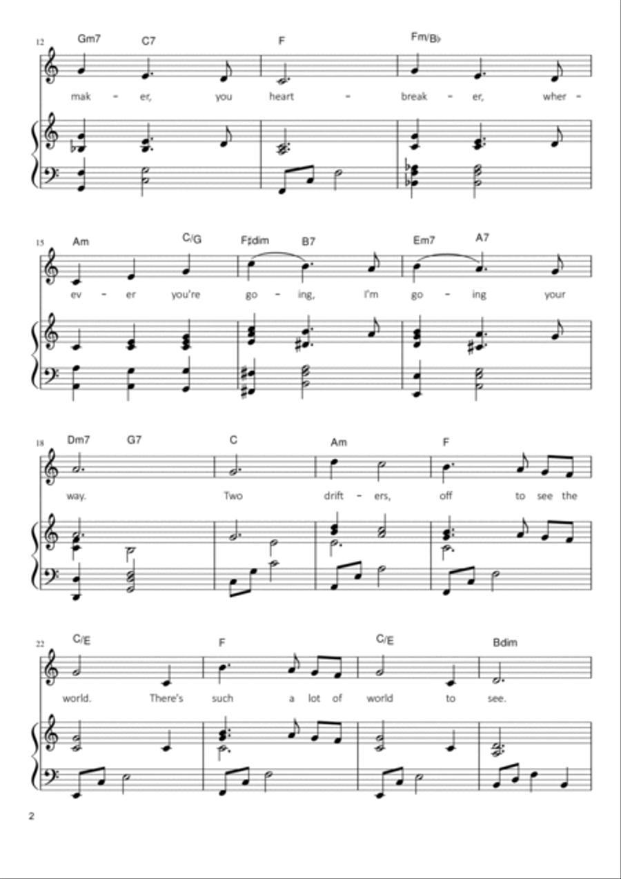 Moon River Voice scores gallery preview page 2
