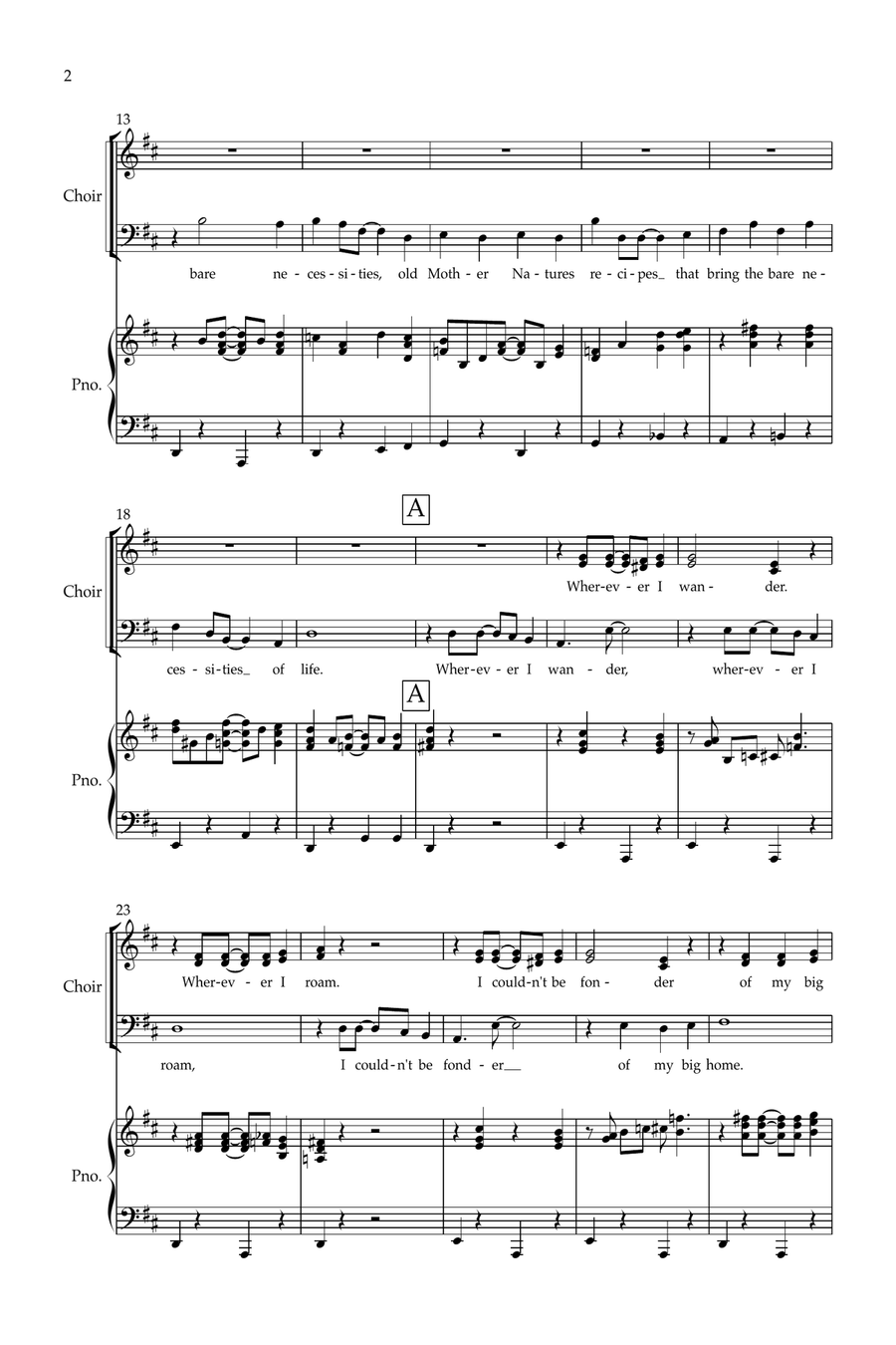 The Bare Necessities 3-Part scores gallery preview page 2