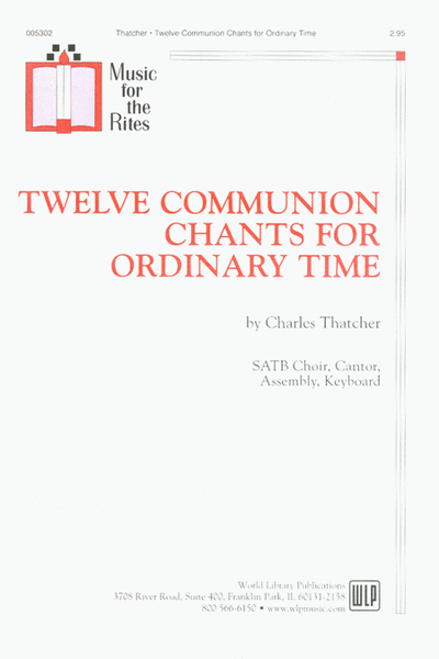 Twelve Communion Chants for Ordinary Time
