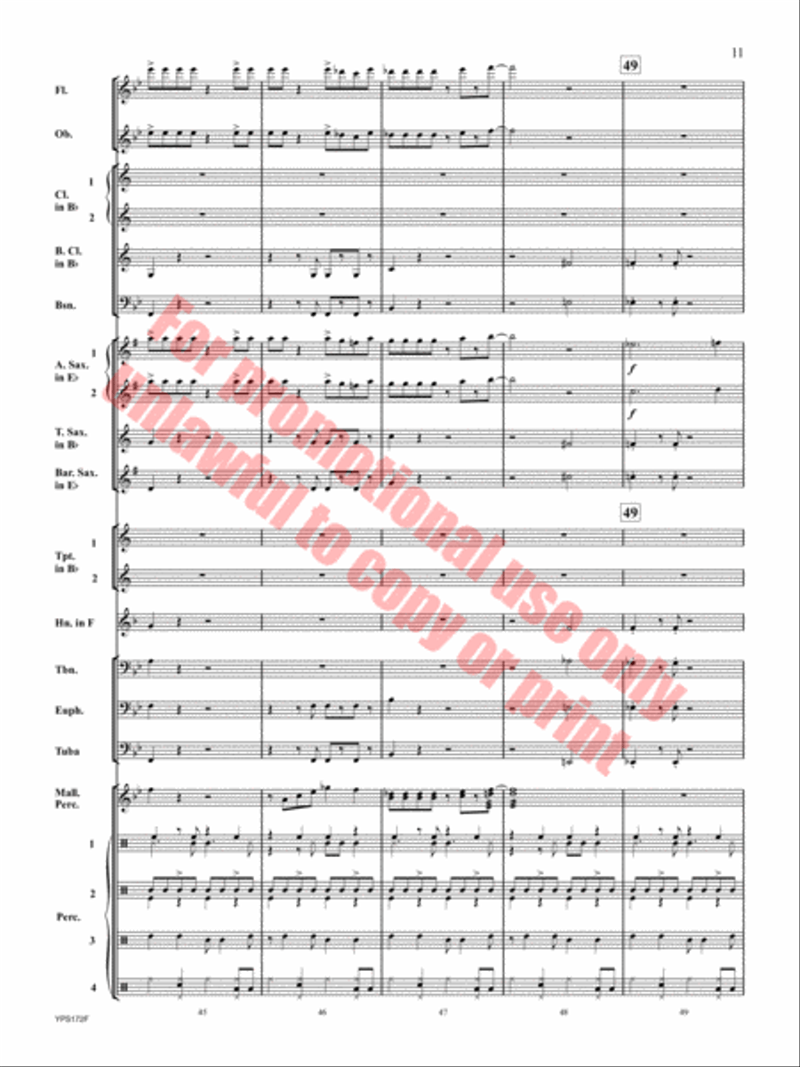 Chips and Salsa Concert Band scores gallery preview page 12