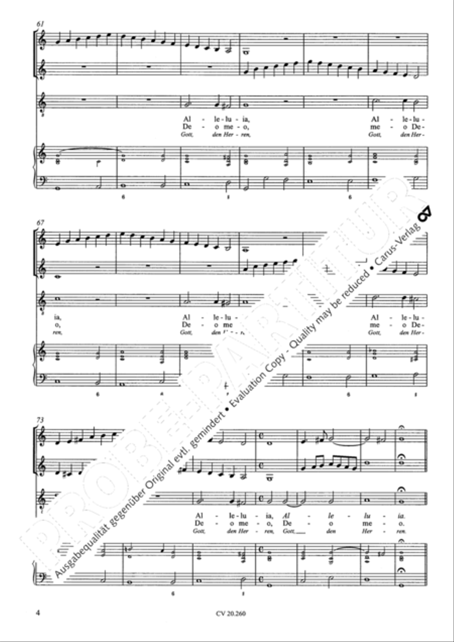 Cantabo Domino in vita mea Tenor Voice scores gallery preview page 5