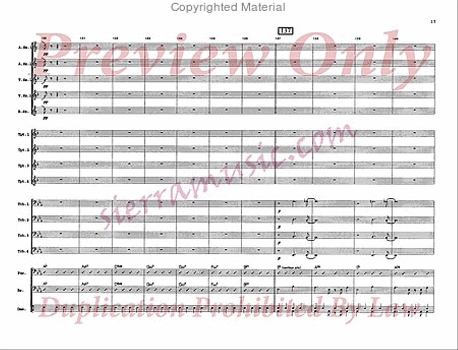 Ol' Man River Big Band scores gallery preview page 16