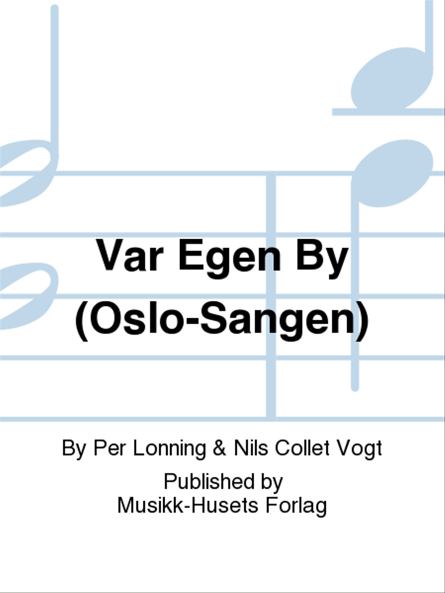 Var Egen By (Oslo-Sangen) Mixed Choir scores gallery preview page 1