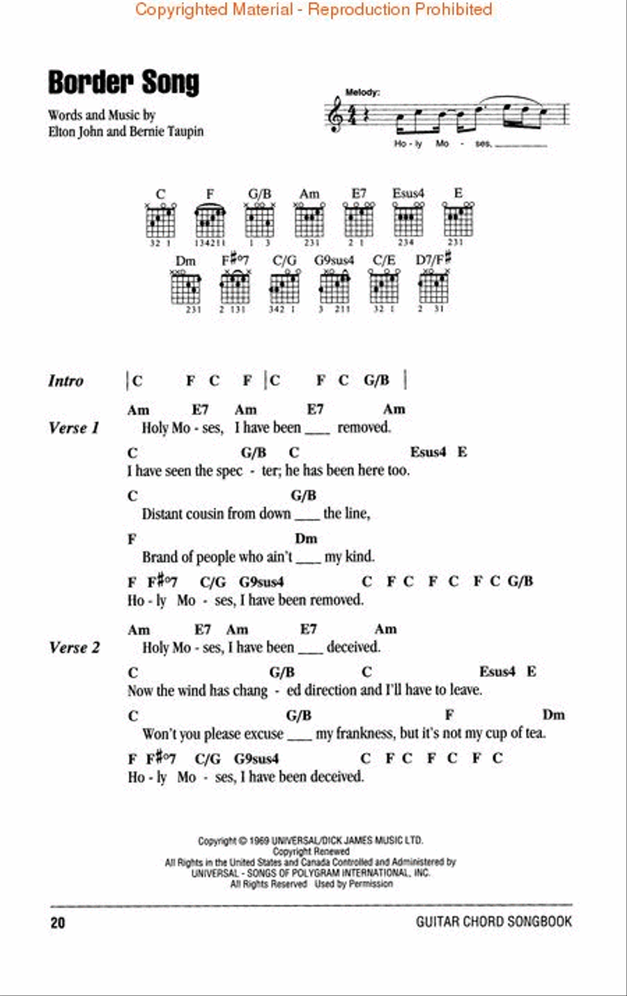 Elton John Electric Guitar scores gallery preview page 5