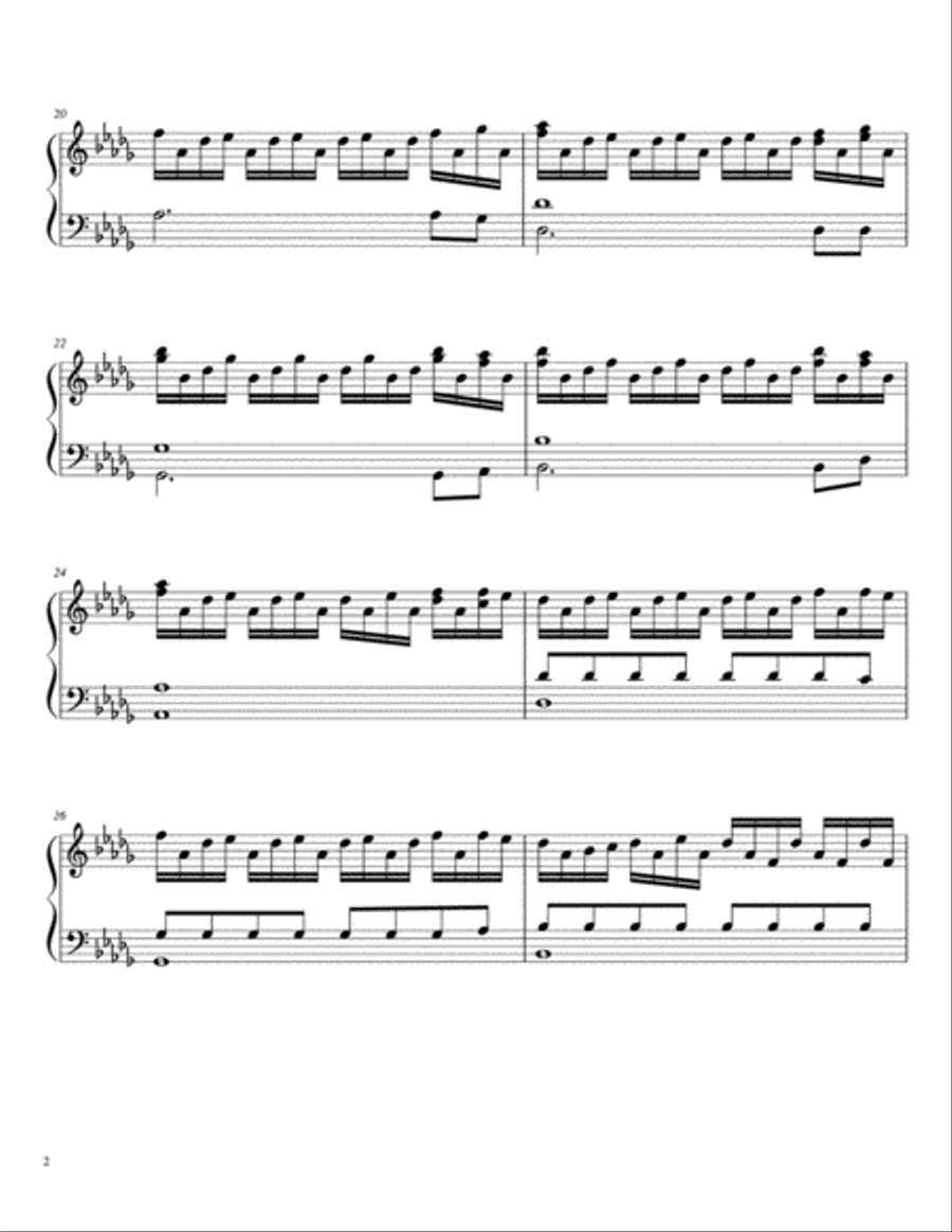 Spark Piano Solo scores gallery preview page 3