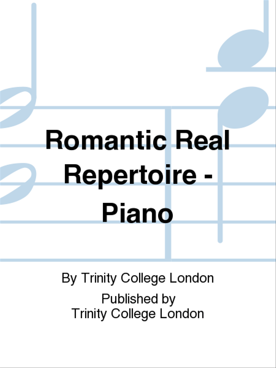 Romantic Real Repertoire Romantic Real Repertoire Piano Solo scores gallery preview page 1