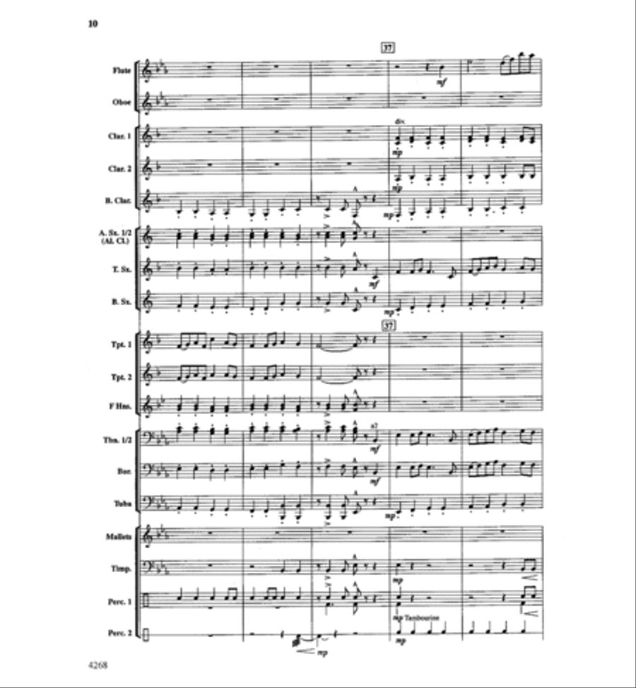 Winchester Chronicles Winchester Chronicles Concert Band scores gallery preview page 9