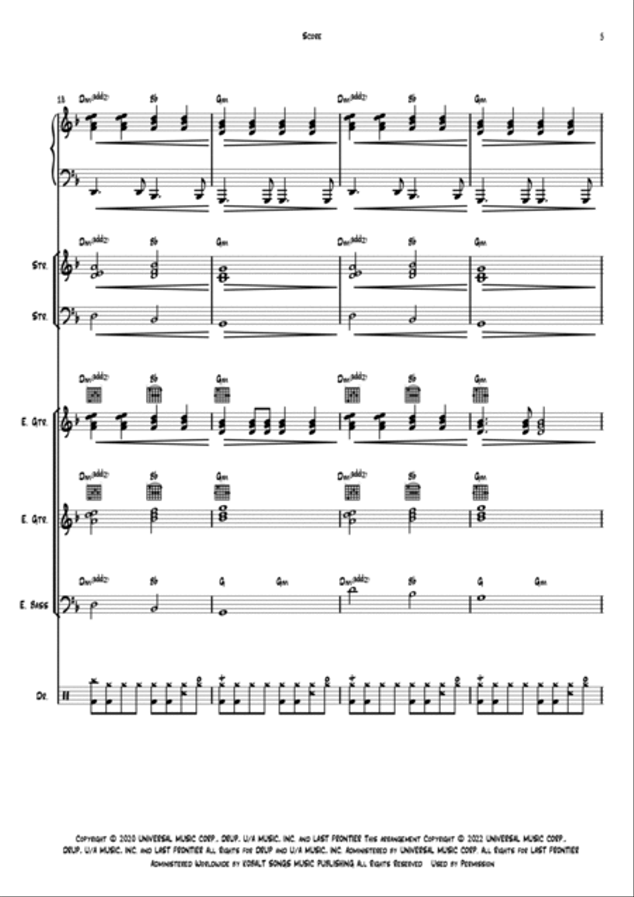 No Time To Die Small Ensemble scores gallery preview page 5