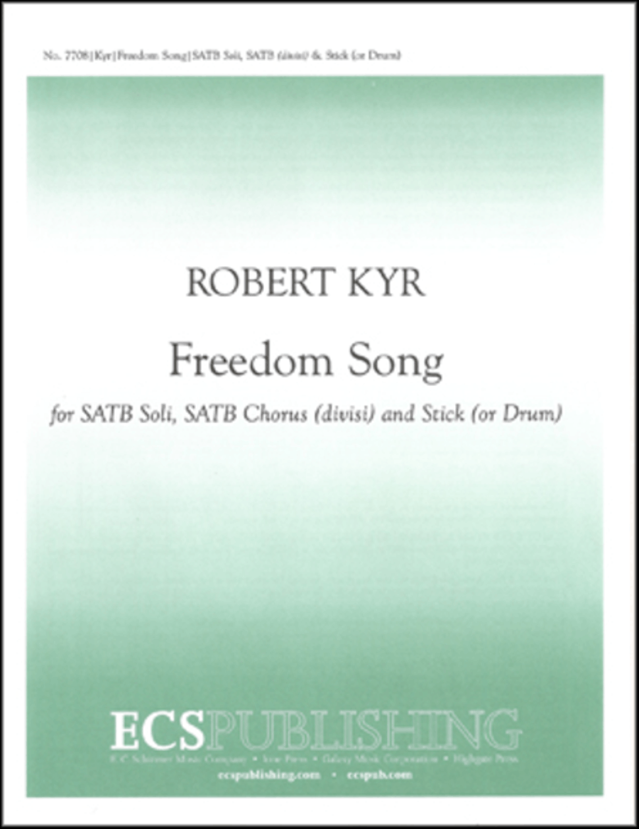 Freedom Song 4-Part scores gallery preview page 1