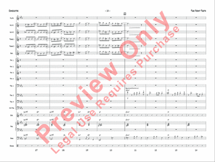 Two Front Teeth Jazz Ensemble scores gallery preview page 17