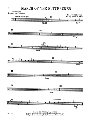 Nutcracker Ballet, Set II ("March of the Nutcracker" and "Trepak"): 2nd Percussion