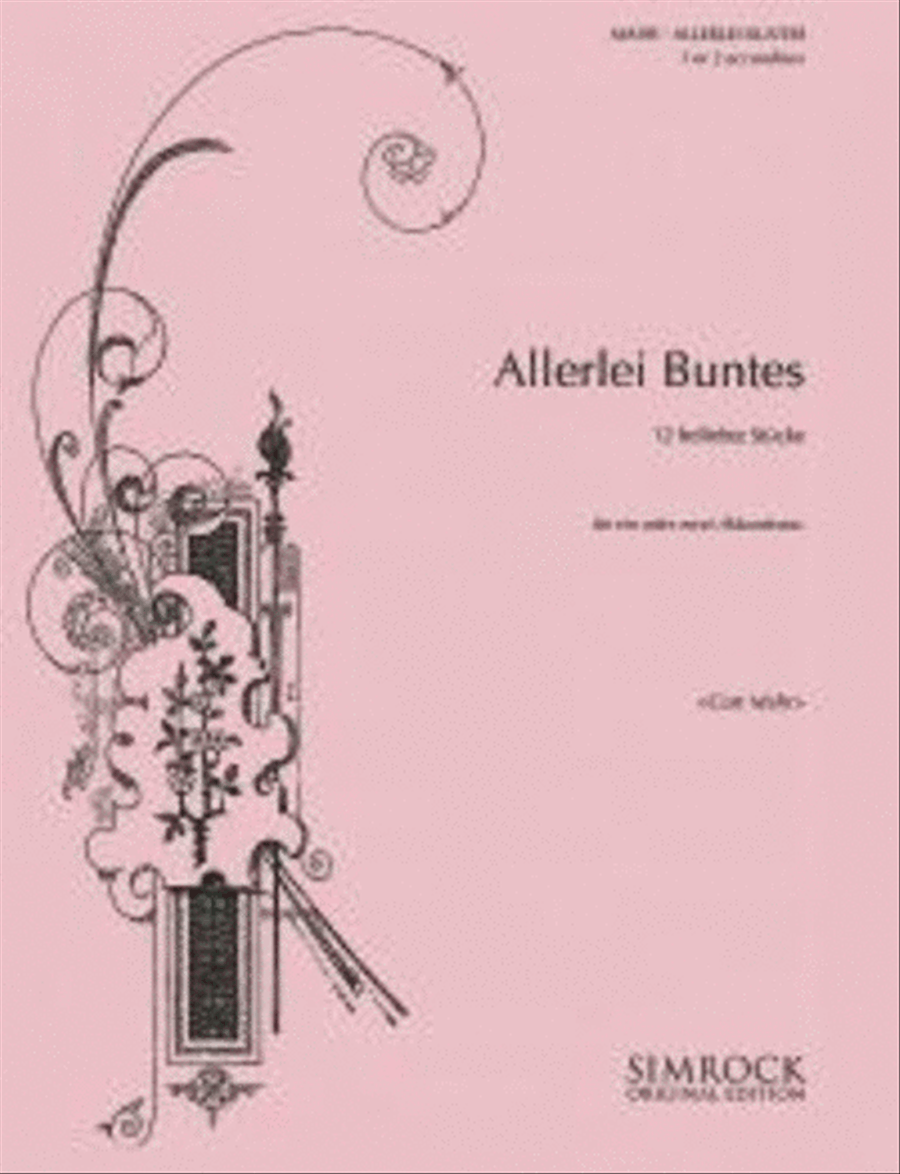 Allerlei Buntes Accordion scores gallery preview page 1
