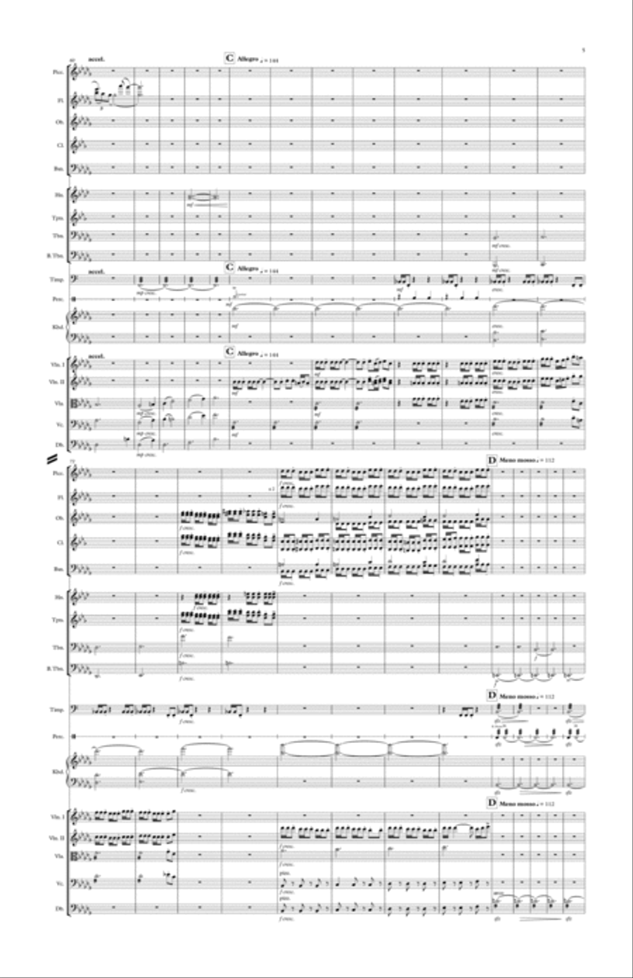 Rain Full Orchestra scores gallery preview page 5