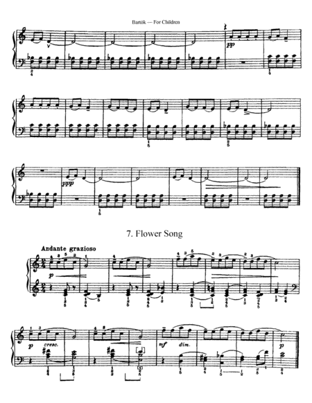 Béla Bartók- For Children, Volume 1( Full Complete Version) image number null