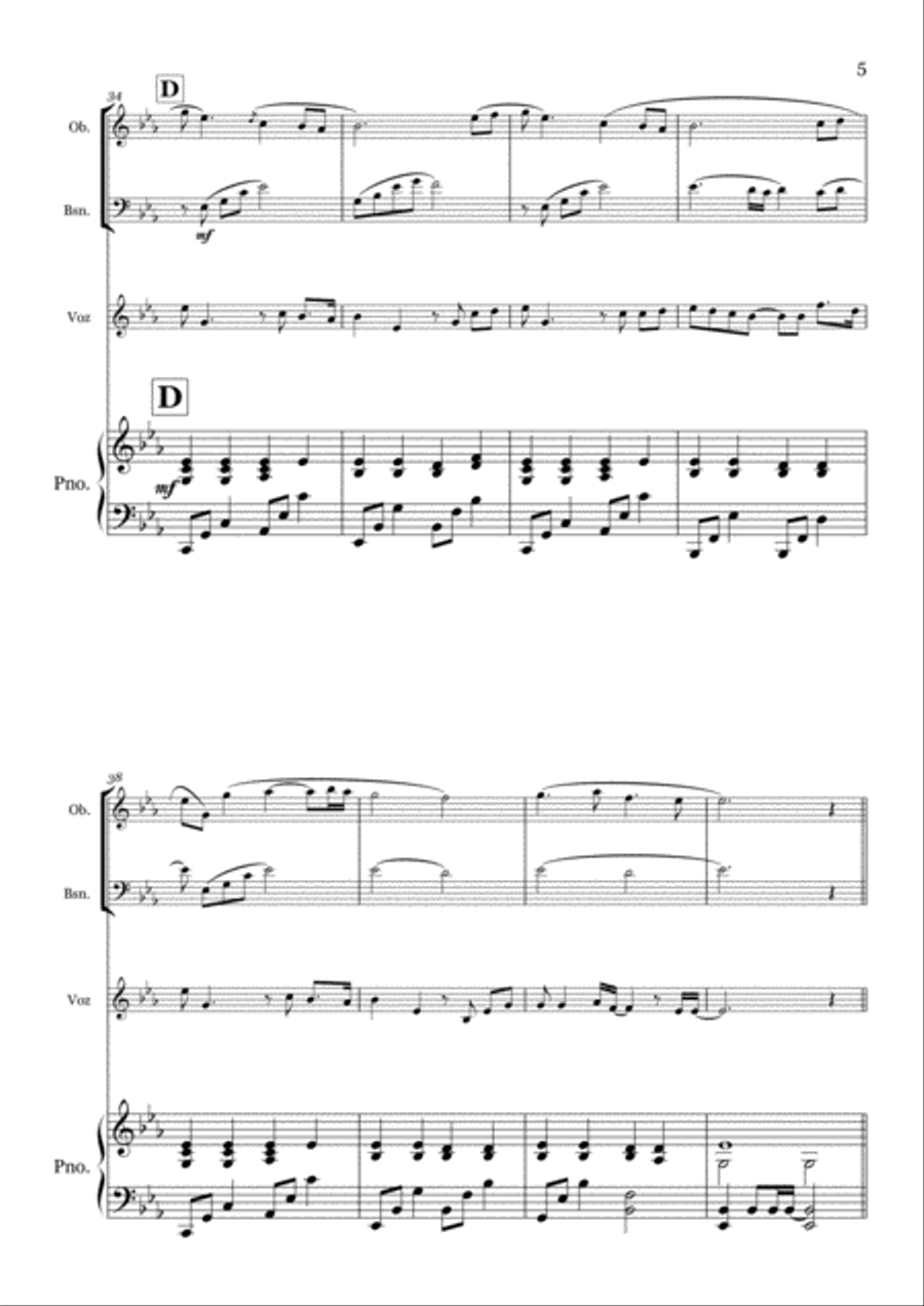 Hasta Mi Final Small Ensemble scores gallery preview page 5