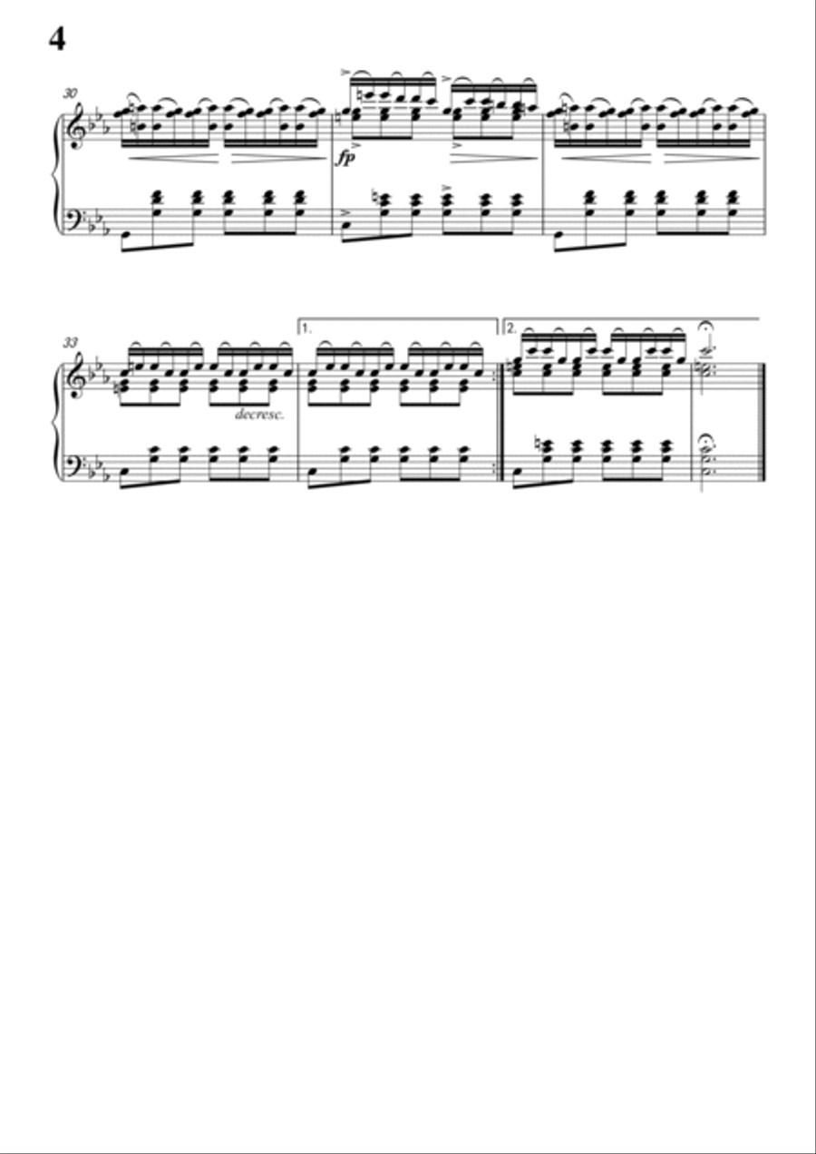 Schubert-Auf dem Wasser zu singen,for Flute and Piano Flute scores gallery preview page 5