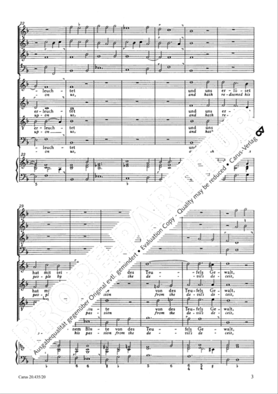 Now let us all praise thee, God 4-Part scores gallery preview page 4