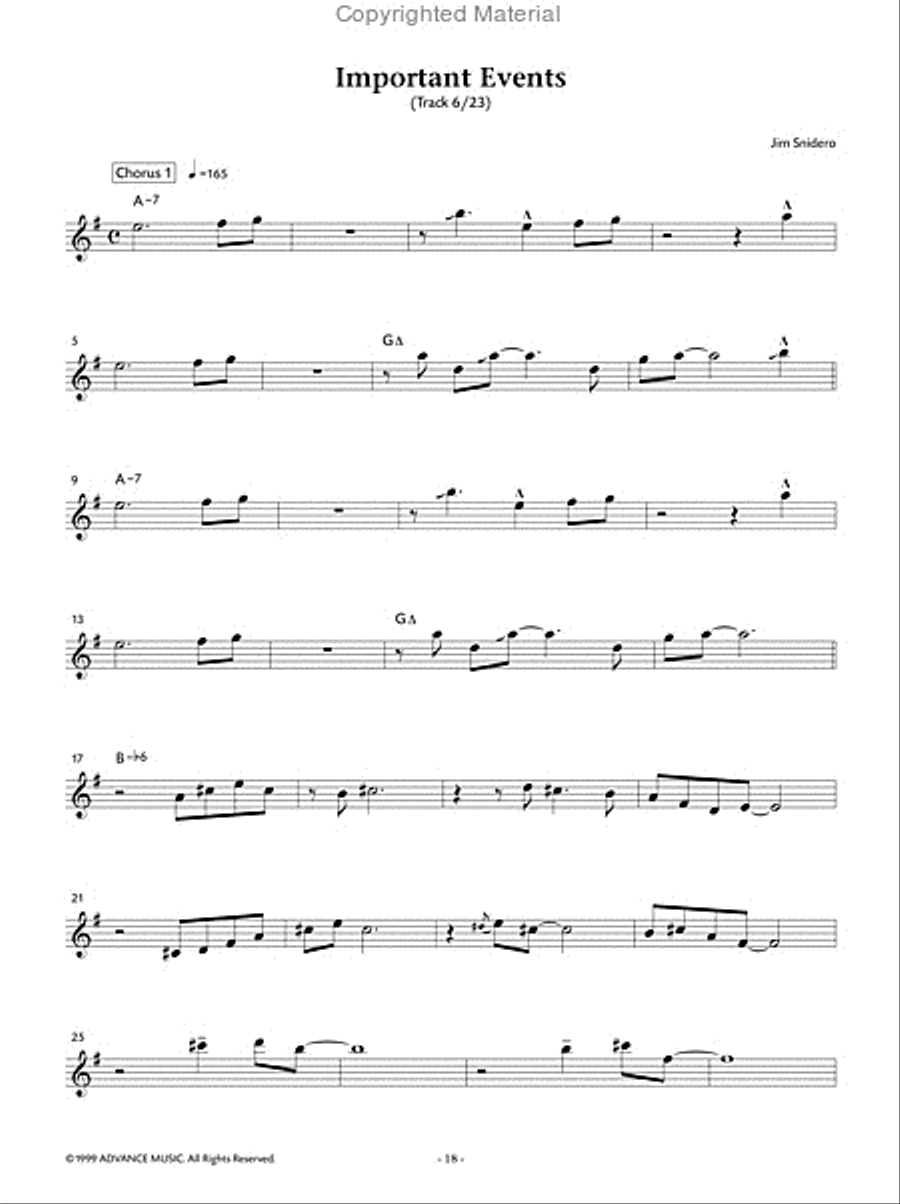 Easy Jazz Conception Tenor Saxophone Tenor Saxophone scores gallery preview page 7