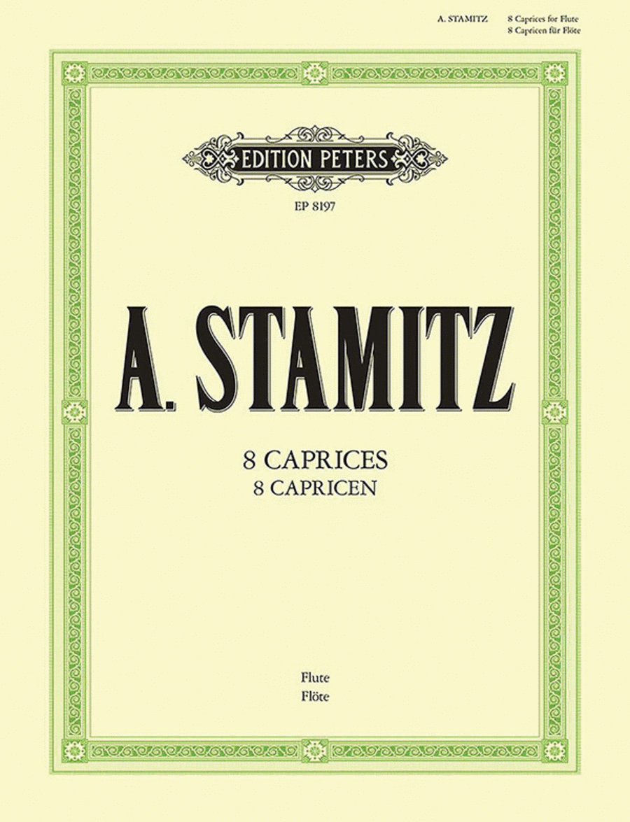 8 Caprices for Flute Flute scores gallery preview page 1