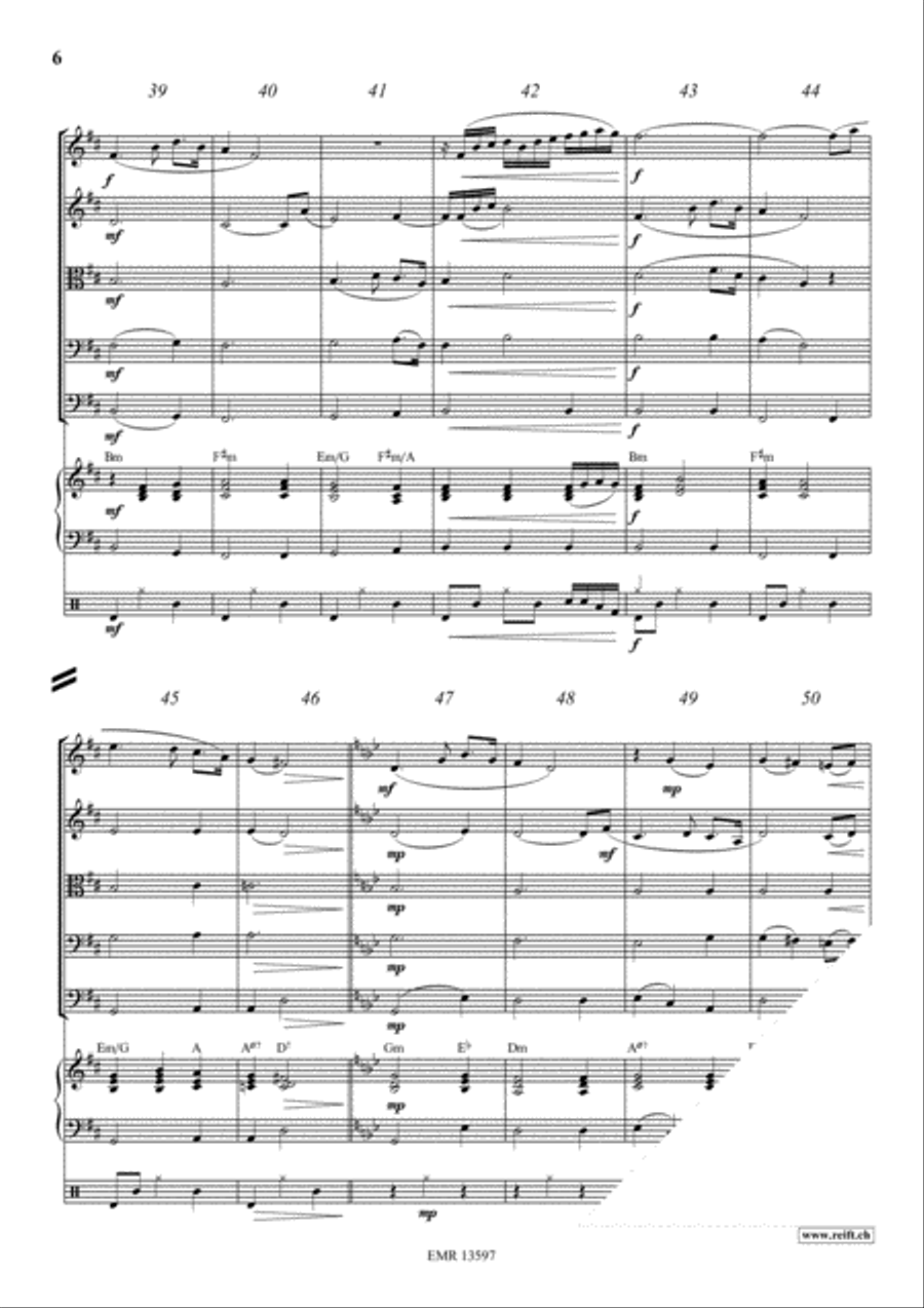 The Last Rose Of Summer String Quintet scores gallery preview page 6