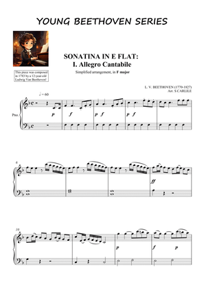 Sonatina in E flat: I. Allegro Cantabile (Young Beethoven Series)
