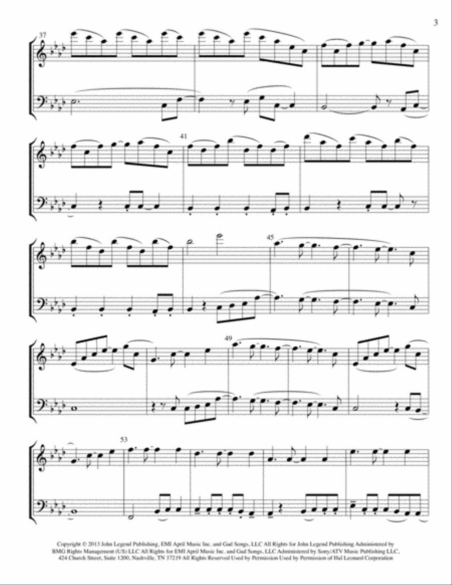All Of Me String Duet scores gallery preview page 3