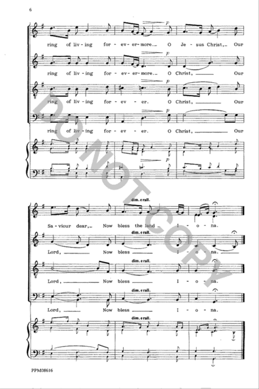 Iona 4-Part scores gallery preview page 7