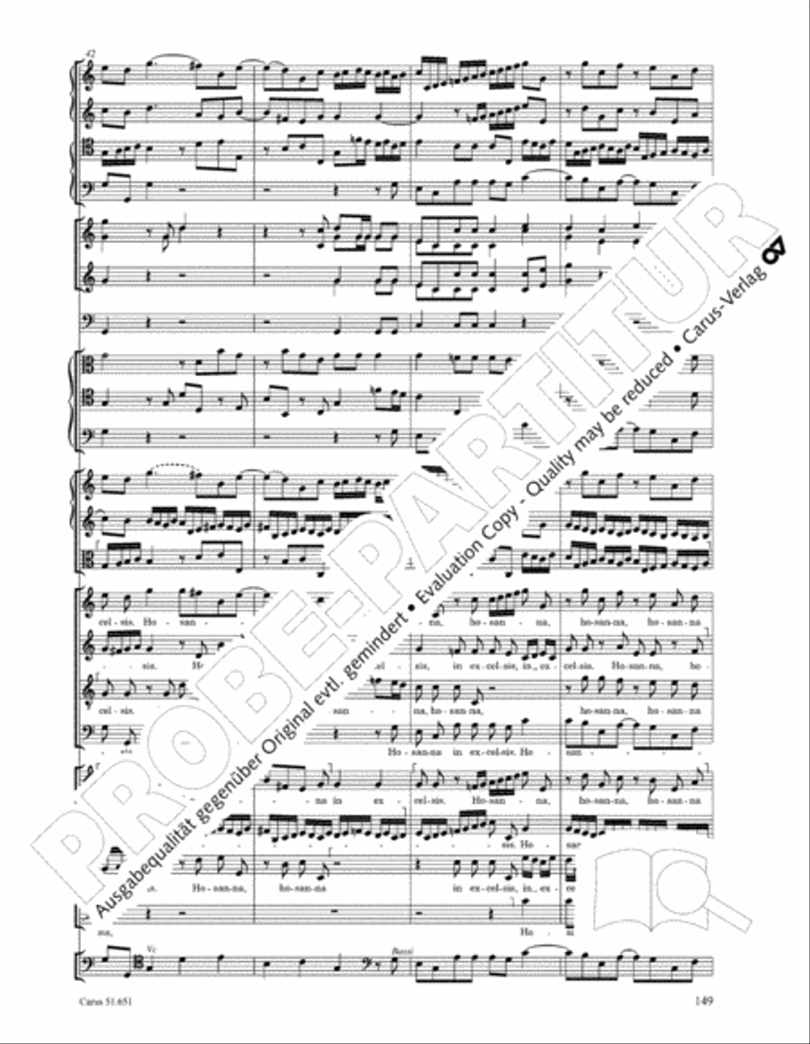 C Minor Mass, K. 427 (Missa in c KV 427) 4-Part scores gallery preview page 165