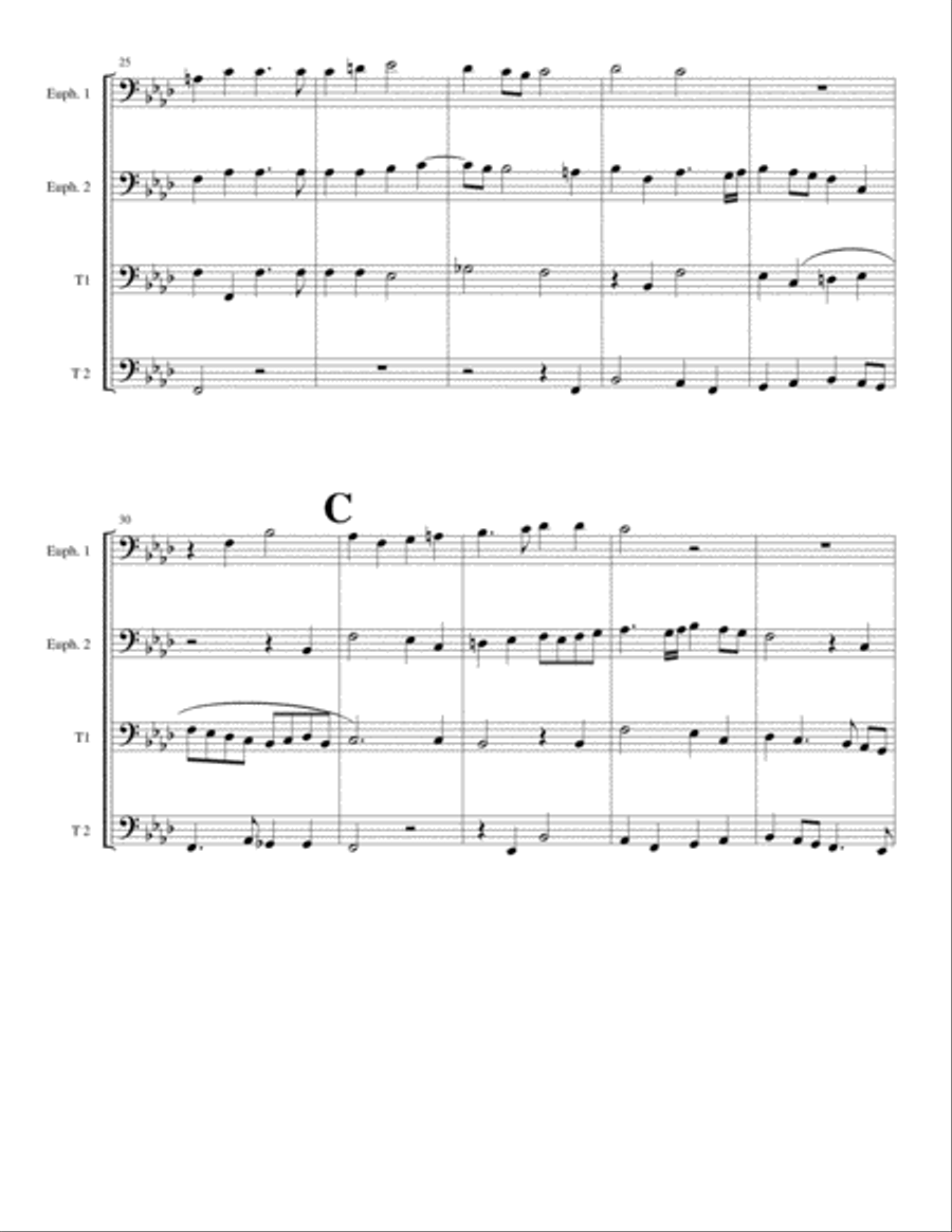 O Magnum Mysterium Brass Ensemble scores gallery preview page 3