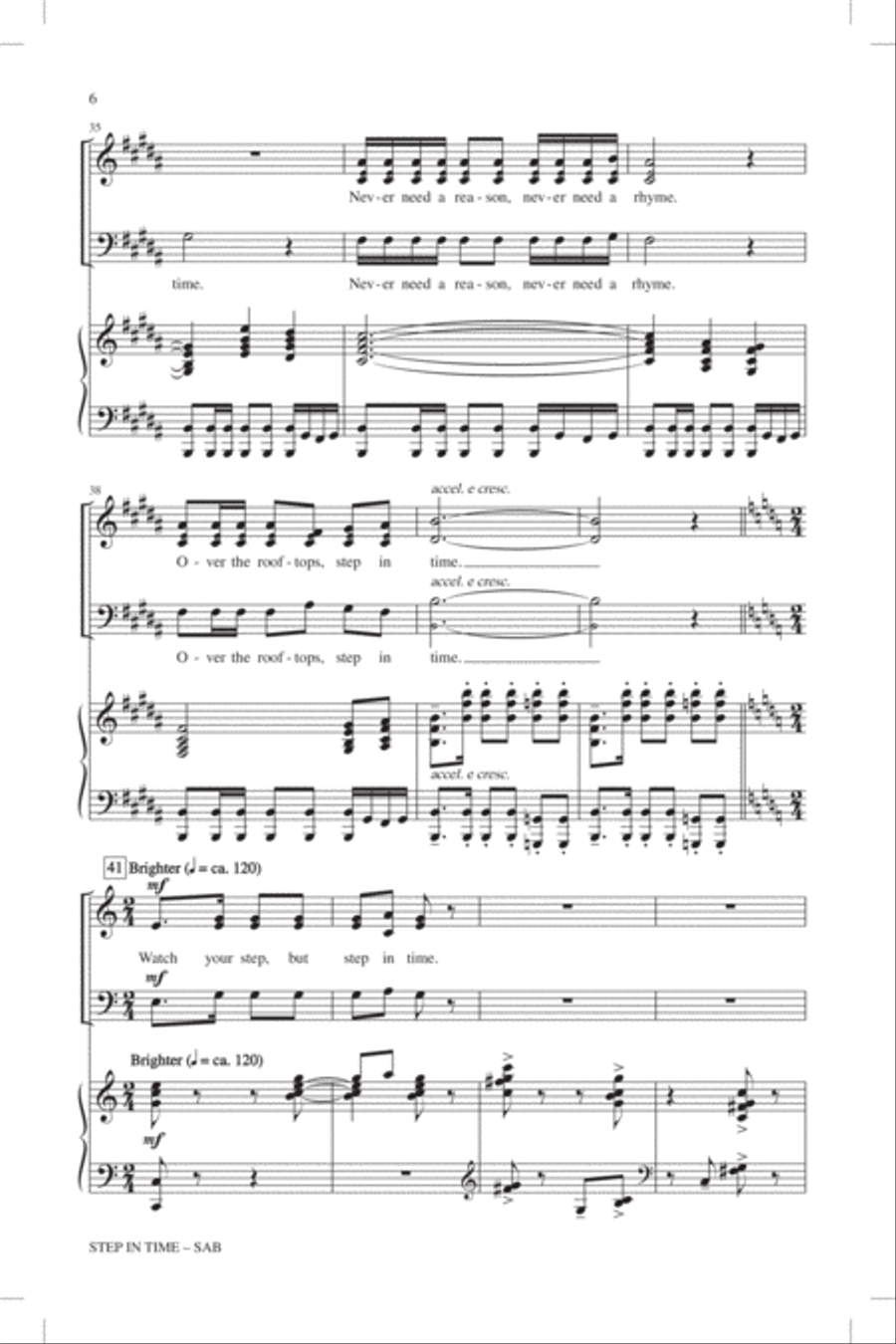 Step In Time 3-Part scores gallery preview page 5