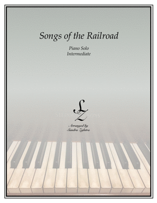 Book cover for Songs Of the Railroad (intermediate piano solo)