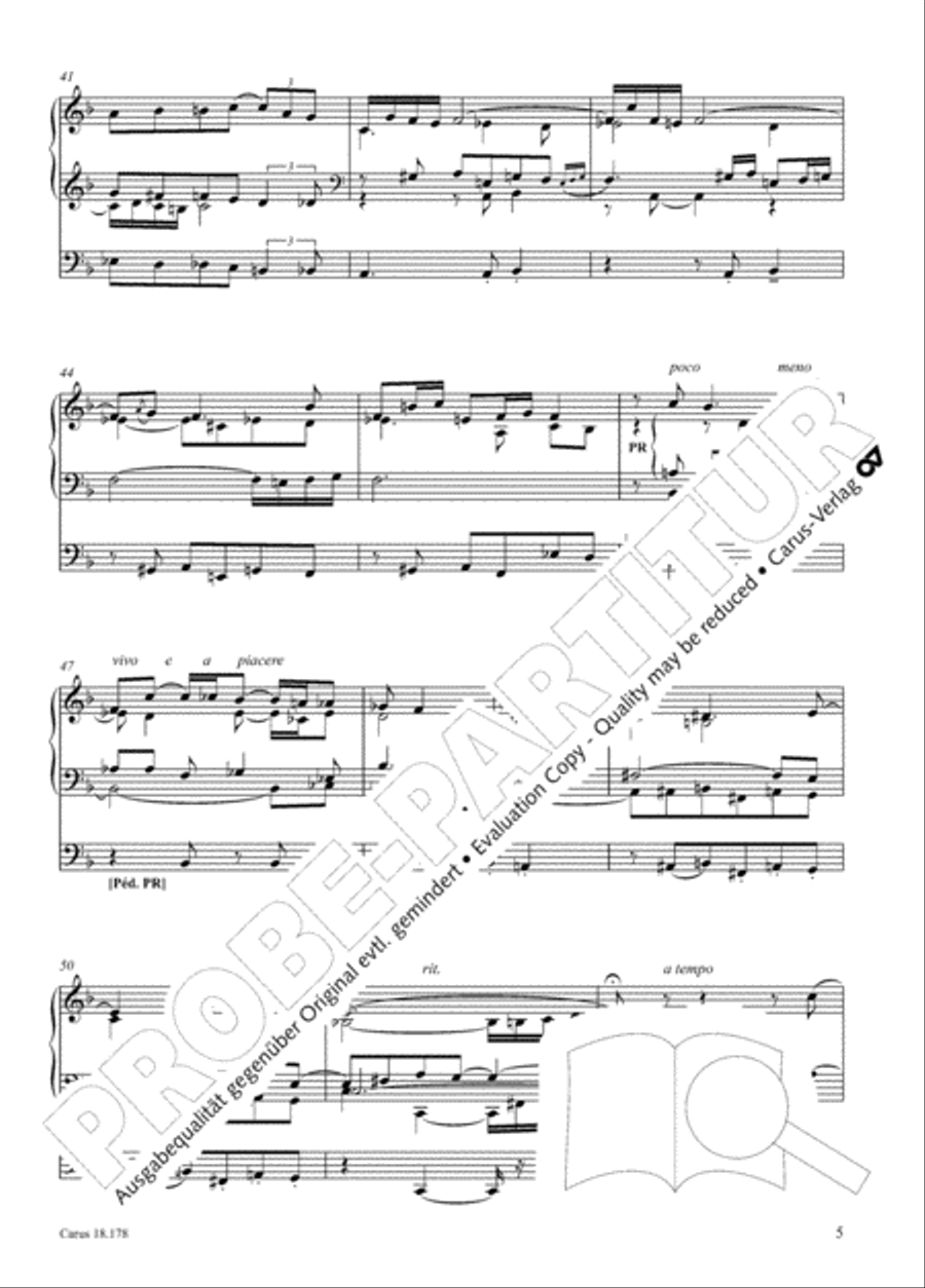 Symphonie No. II pour Orgue Organ scores gallery preview page 20