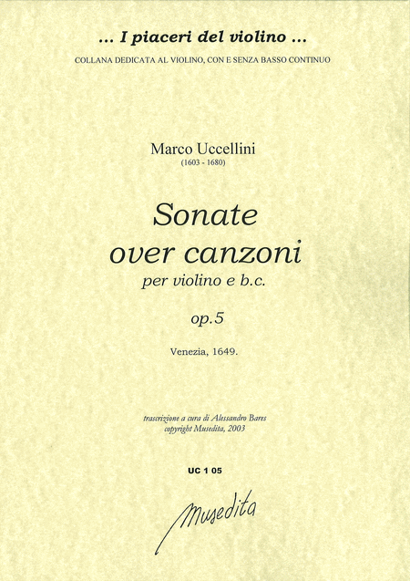 Violin Sonatas op. 5 (Venezia, 1649)