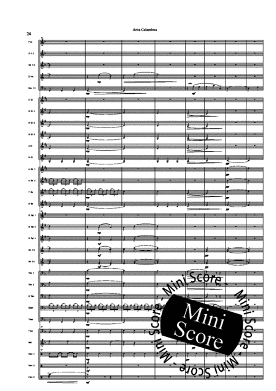 Artis Calambria Concert Band scores gallery preview page 26