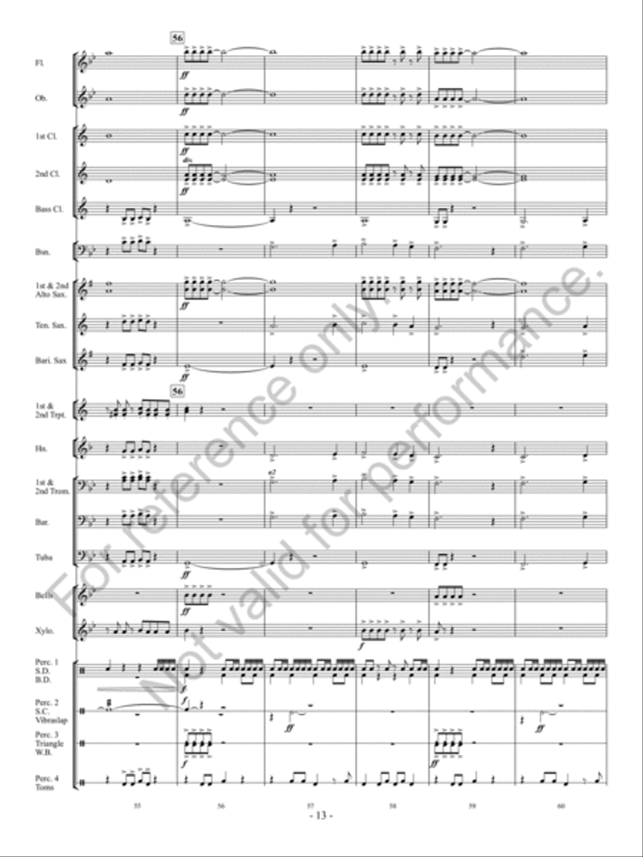 Hidden Gems Concert Band scores gallery preview page 14