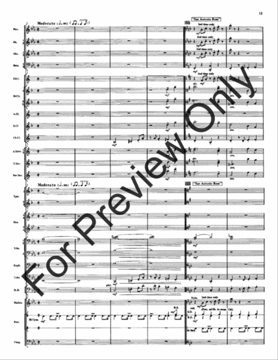 Spirit Of Texas (Score) Spirit Of Texas (Score) Concert Band scores gallery preview page 13