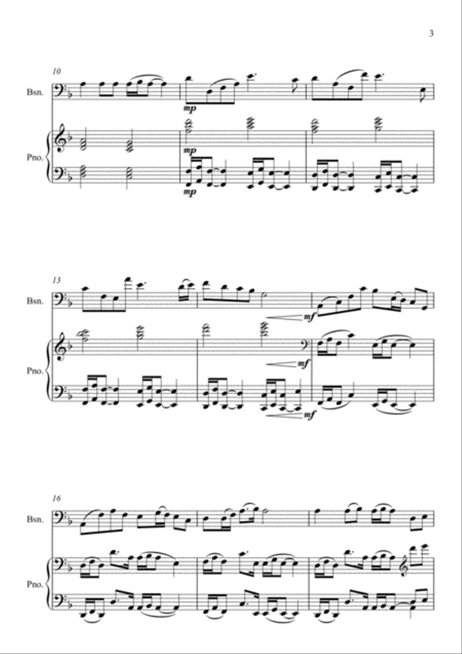 After - Bassoon Bassoon Solo scores gallery preview page 3