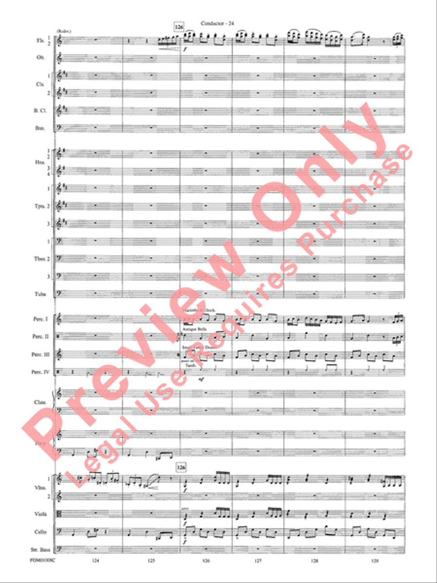 Harry Potter Symphonic Suite Full Orchestra scores gallery preview page 27