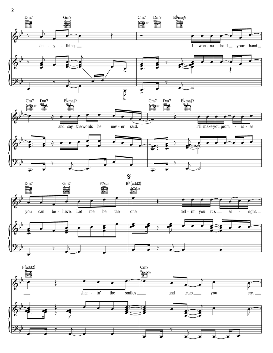 Come To Me Come To Me Piano, Vocal, Guitar scores gallery preview page 2