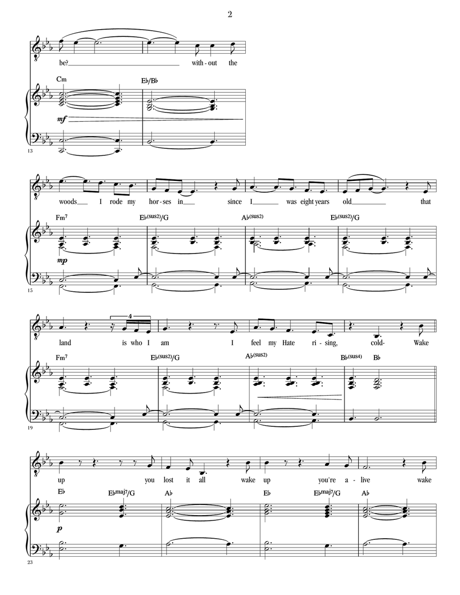 Wake Up - LEMPICKA Voice scores gallery preview page 2