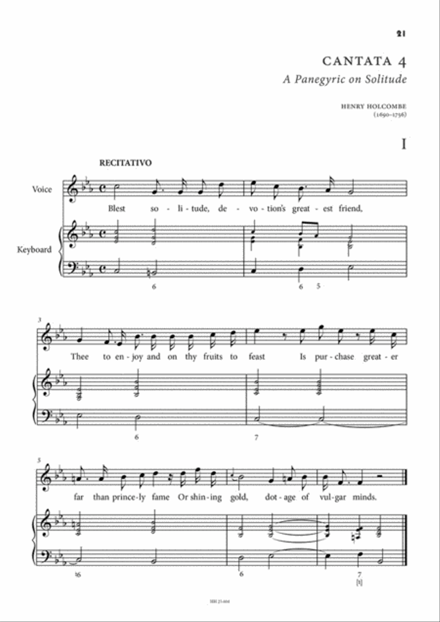 The four cantatas Voice Solo scores gallery preview page 5