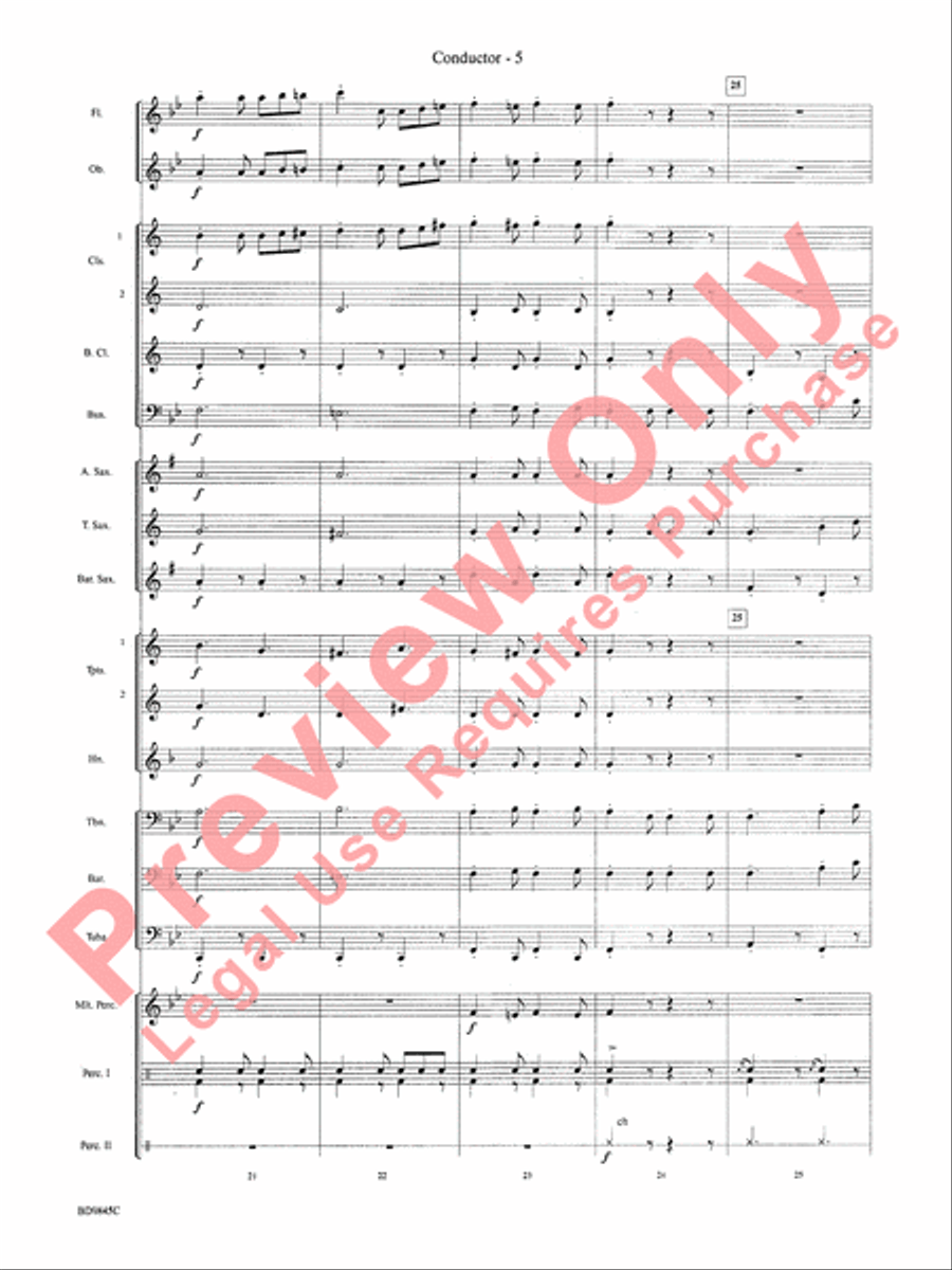 The Washington Post March Concert Band scores gallery preview page 8