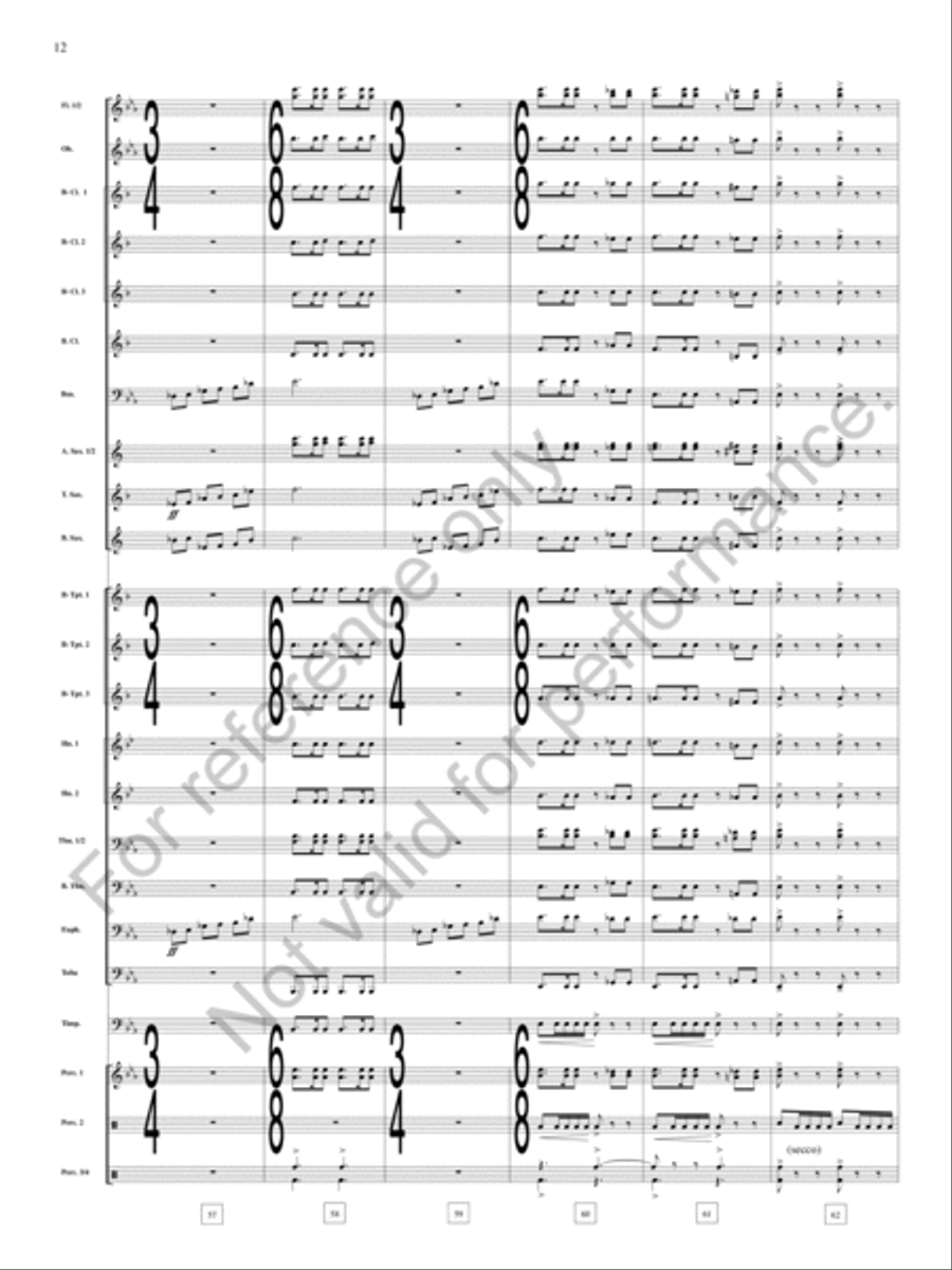 Table Rock Festival Table Rock Festival Concert Band scores gallery preview page 13
