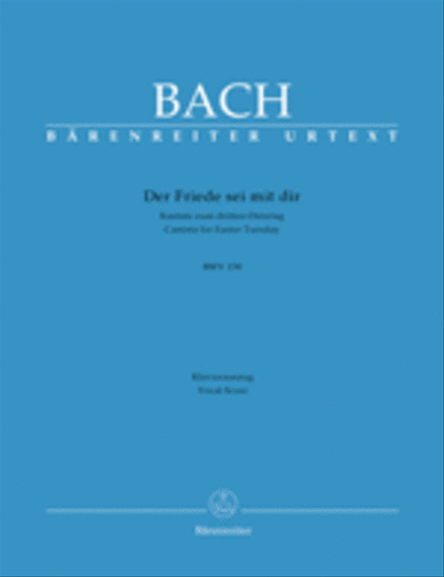 Der Friede sei mit dir, BWV 158 Oboe Solo scores gallery preview page 1