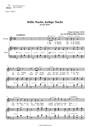 Stille Nacht, heilige Nacht (E-flat Major)