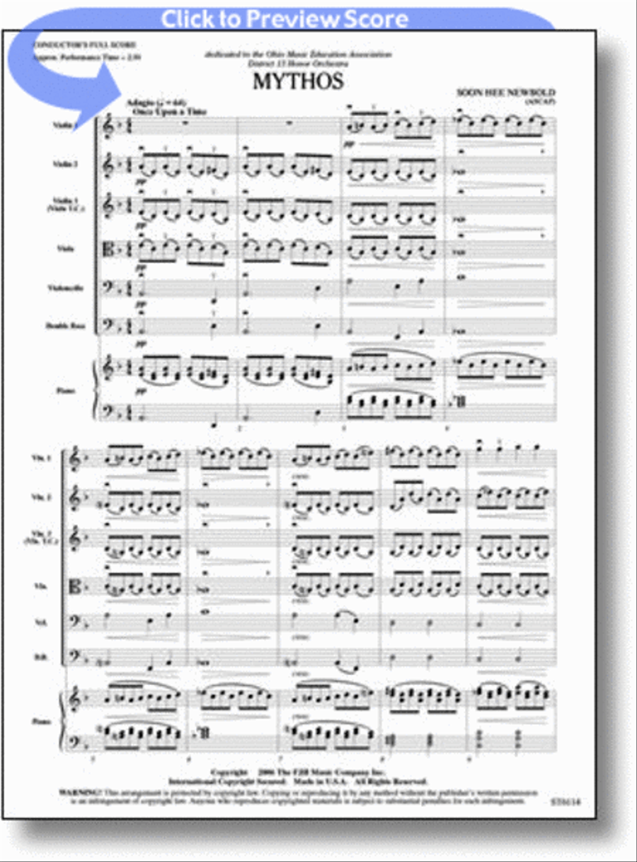 Mythos String Orchestra scores gallery preview page 1