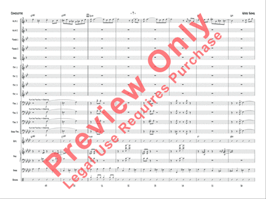 Work Song Jazz Ensemble scores gallery preview page 28